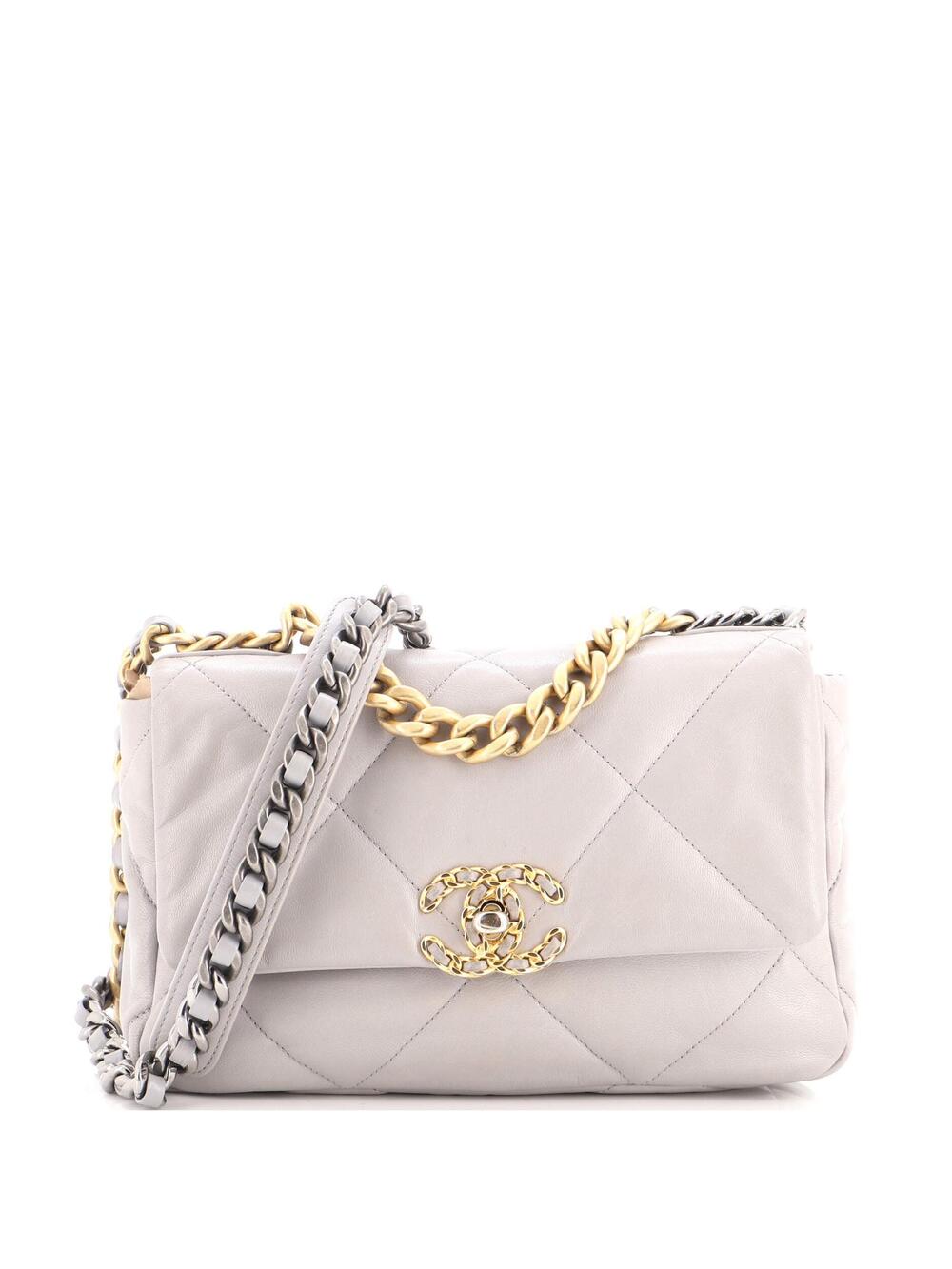 Chanel 19 Flap Bag Quilted Leather #319010C49B